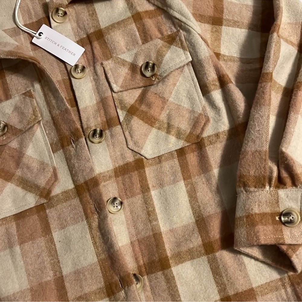 Plaid shacket - Picture 3 of 3